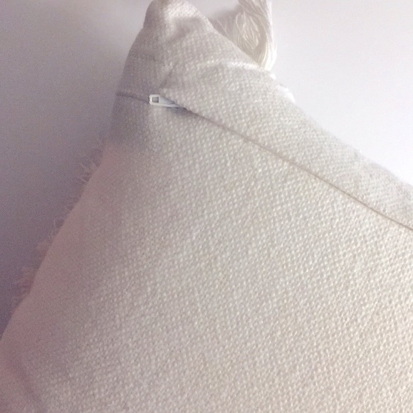 Modern Macrame Fringe Throw Pillow - Picture 4 of 5